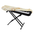 Sugar Brown Marble Print Piano Keyboard Cover
