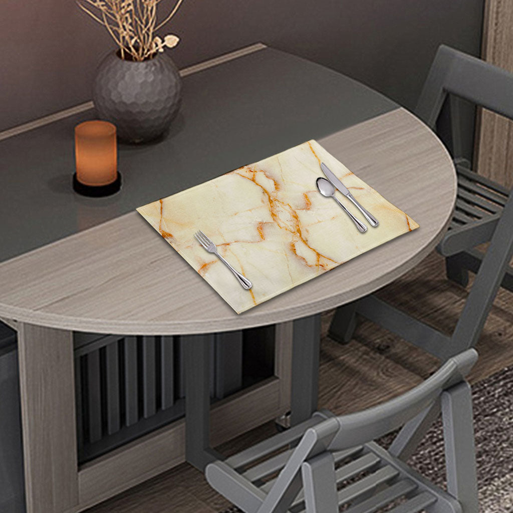 Sugar Brown Marble Print Placemat