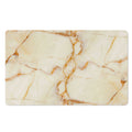 Sugar Brown Marble Print Polyester Doormat