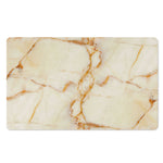 Sugar Brown Marble Print Polyester Doormat
