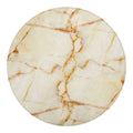Sugar Brown Marble Print Round Blanket