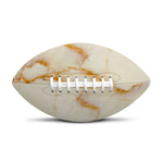 Sugar Brown Marble Print Rugby Ball