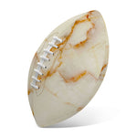 Sugar Brown Marble Print Rugby Ball
