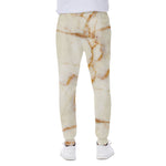 Sugar Brown Marble Print Scuba Joggers