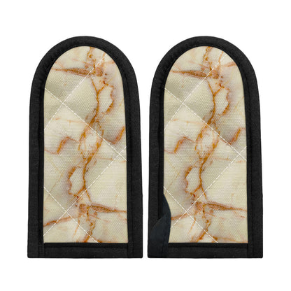 Sugar Brown Marble Print Skillet Handle Cover