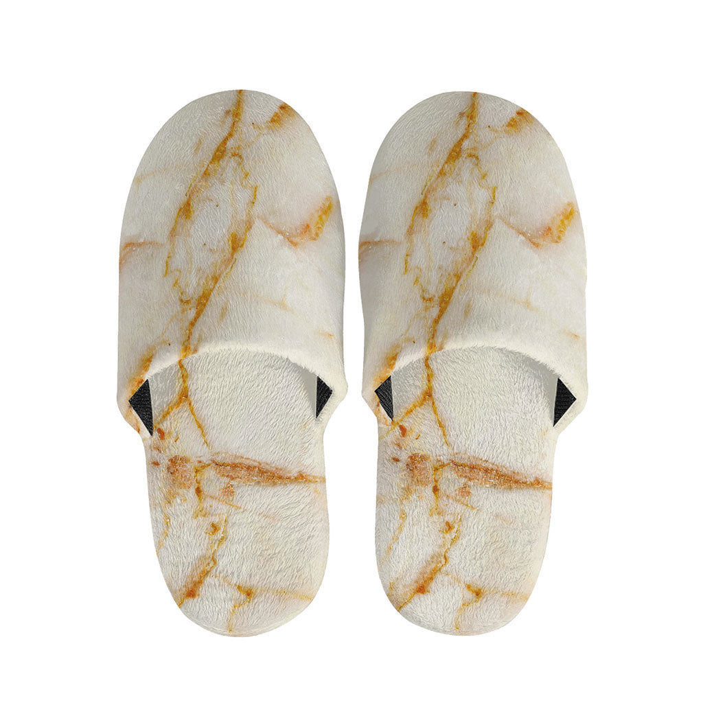 Sugar Brown Marble Print Slippers