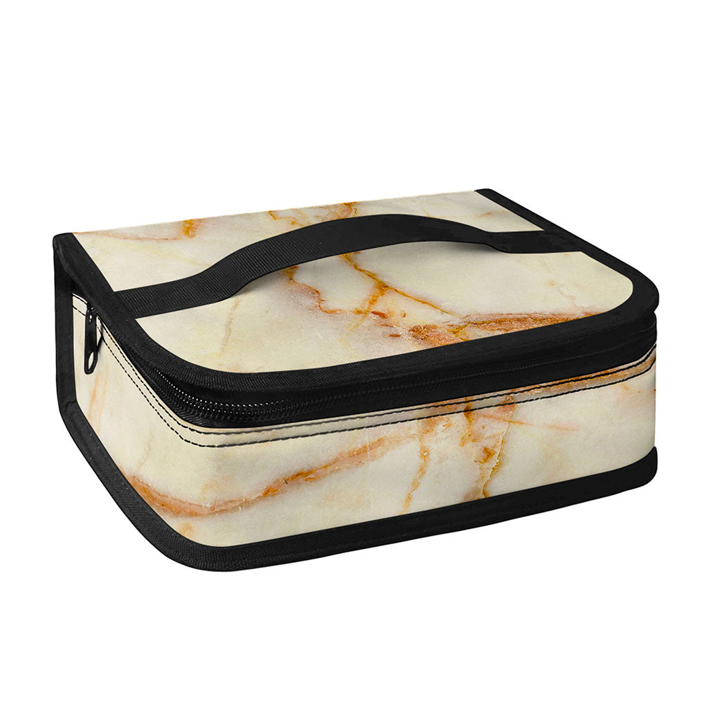 Sugar Brown Marble Print Small Lunch Bag