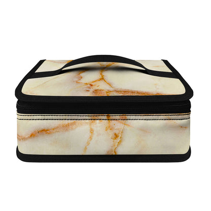 Sugar Brown Marble Print Small Lunch Bag