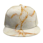 Sugar Brown Marble Print Snapback Cap