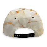 Sugar Brown Marble Print Snapback Cap