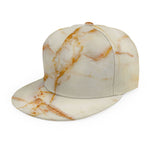 Sugar Brown Marble Print Snapback Cap
