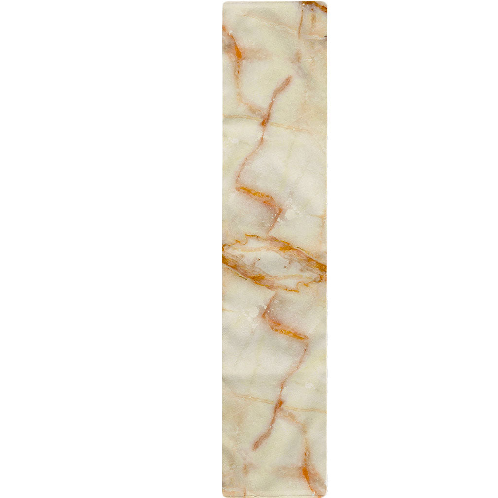 Sugar Brown Marble Print Table Runner