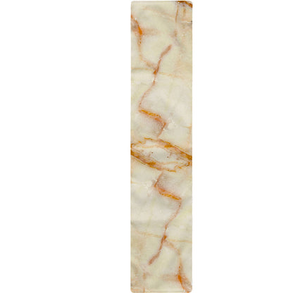 Sugar Brown Marble Print Table Runner