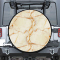 Sugar Brown Marble Print Tire Cover