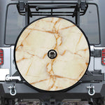 Sugar Brown Marble Print Tire Cover With Camera Hole