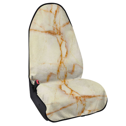 Sugar Brown Marble Print Waterproof Car Seat Cover