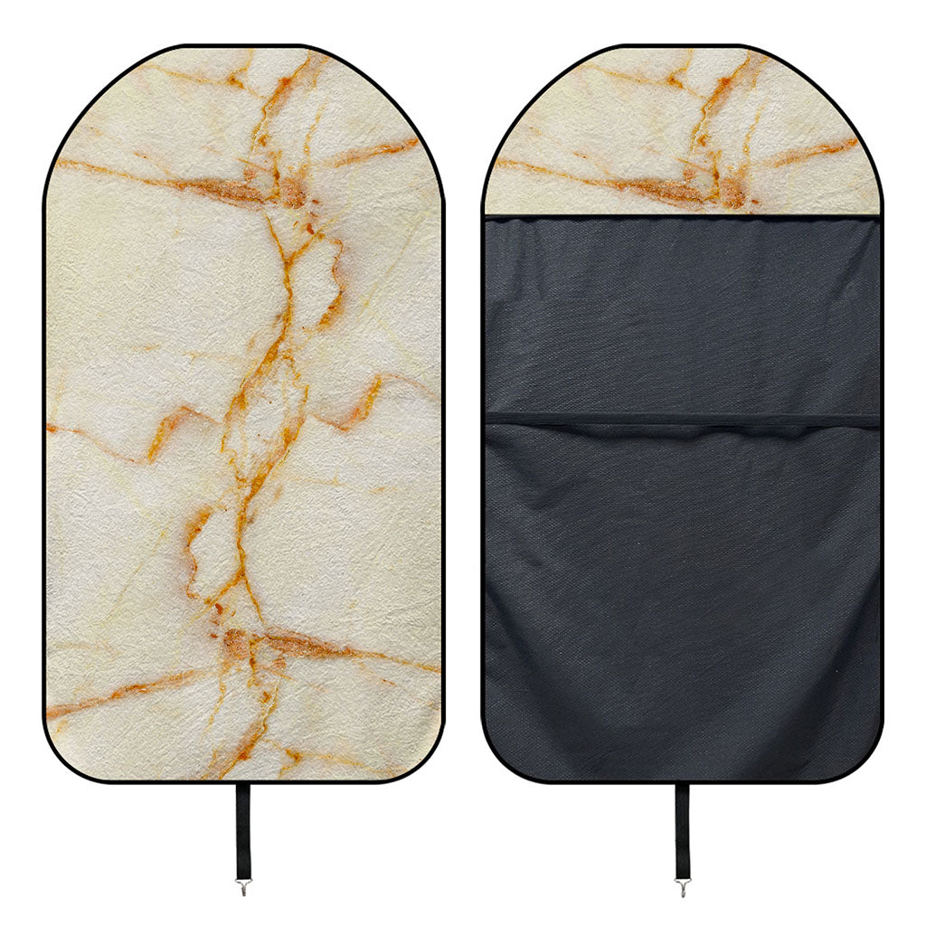 Sugar Brown Marble Print Waterproof Car Seat Cover