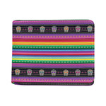Sugar Skull Mexican Serape Pattern Print Bifold Wallet