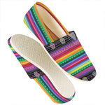 Sugar Skull Mexican Serape Pattern Print Casual Shoes