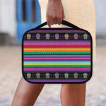 Sugar Skull Mexican Serape Pattern Print Classic Bible Case