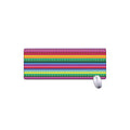 Sugar Skull Mexican Serape Pattern Print Extended Mouse Pad