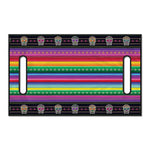 Sugar Skull Mexican Serape Pattern Print Golf Cart Seat Cover