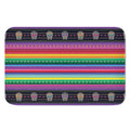 Sugar Skull Mexican Serape Pattern Print Indoor Door Mat
