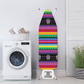 Sugar Skull Mexican Serape Pattern Print Ironing Board Cover