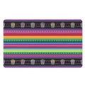 Sugar Skull Mexican Serape Pattern Print Polyester Doormat
