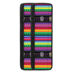 Sugar Skull Mexican Serape Pattern Print Refrigerator Handle Covers