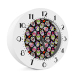 Sugar Skull Pattern Print Alarm Clock
