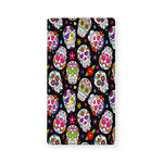 Sugar Skull Pattern Print Baby Crib Sheet