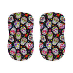 Sugar Skull Pattern Print Bar Stool Covers