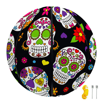 Sugar Skull Pattern Print Basketball