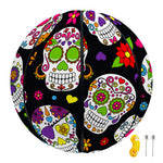Sugar Skull Pattern Print Basketball