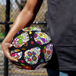 Sugar Skull Pattern Print Basketball
