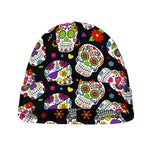 Sugar Skull Pattern Print Beanie