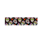 Sugar Skull Pattern Print Bed Runner