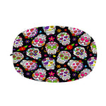 Sugar Skull Pattern Print Car Side Mirror Covers