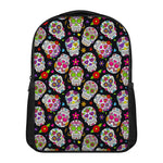 Sugar Skull Pattern Print Casual Backpack
