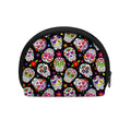 Sugar Skull Pattern Print Coin Purse