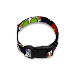 Sugar Skull Pattern Print Dog Collar