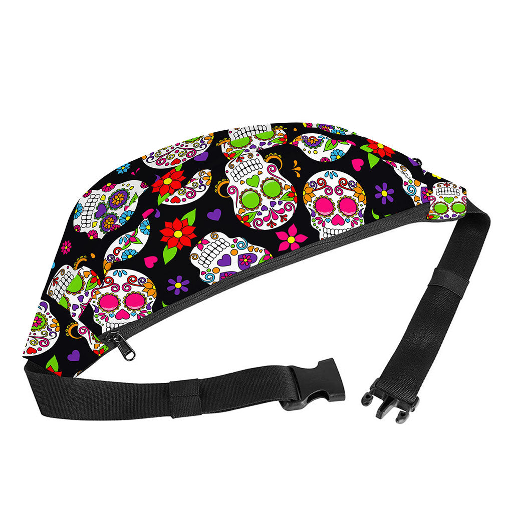 Sugar Skull Pattern Print Fanny Pack