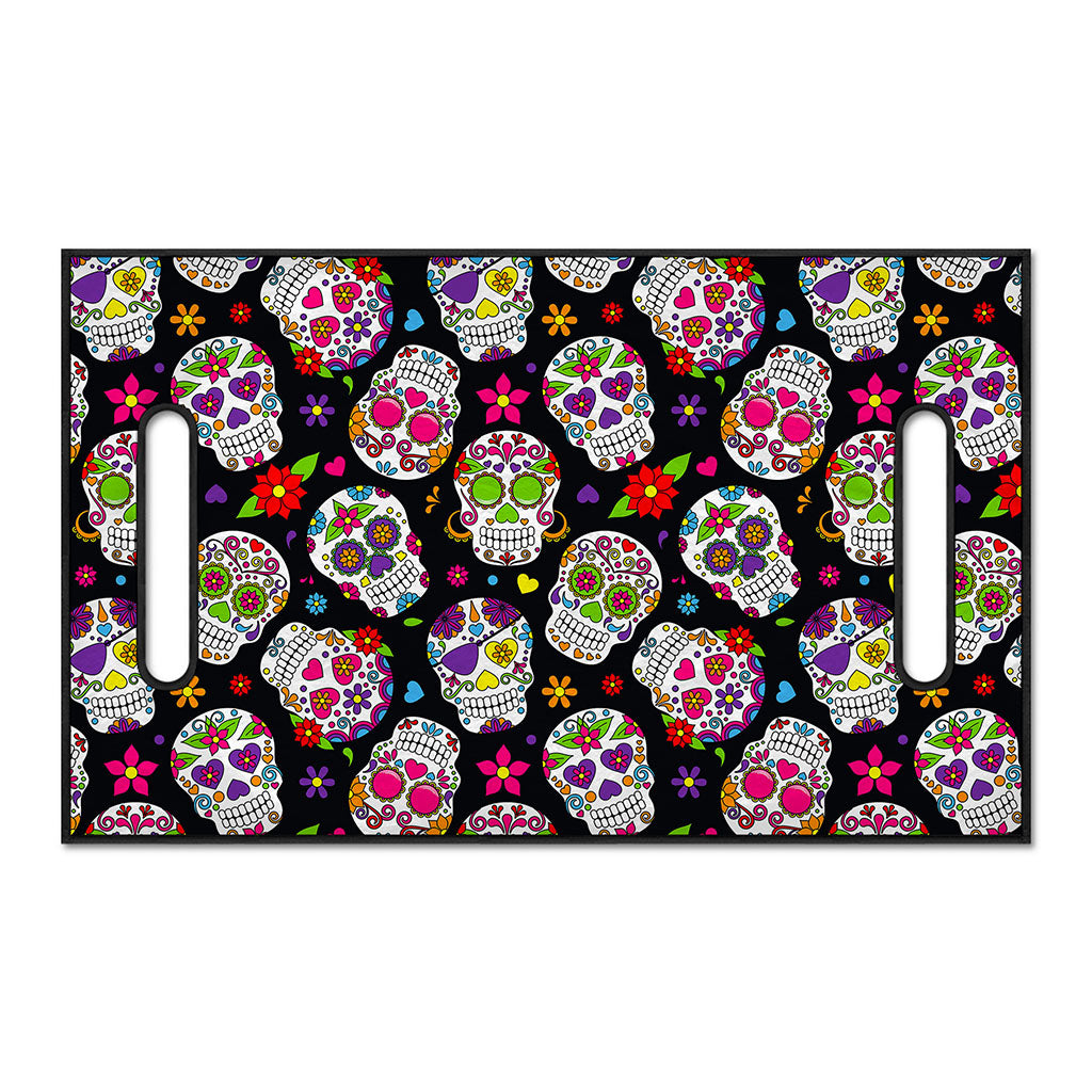 Sugar Skull Pattern Print Golf Cart Seat Cover