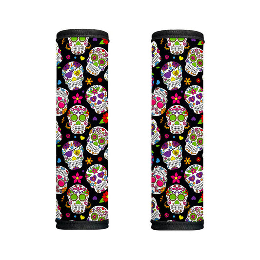 Sugar Skull Pattern Print Handle Covers