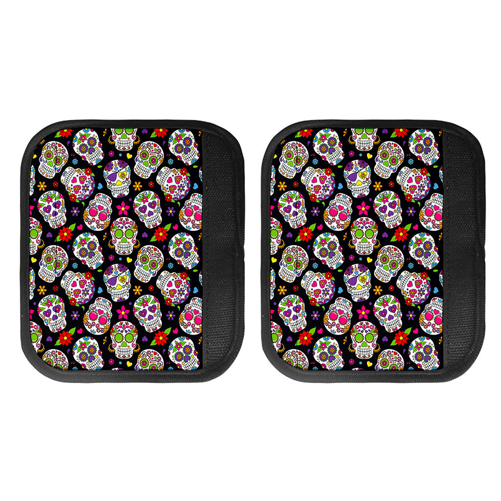 Sugar Skull Pattern Print Handle Covers