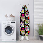 Sugar Skull Pattern Print Ironing Board Cover