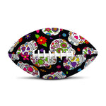 Sugar Skull Pattern Print Rugby Ball
