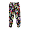Sugar Skull Pattern Print Sweatpants
