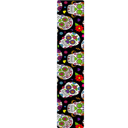 Sugar Skull Pattern Print Table Runner